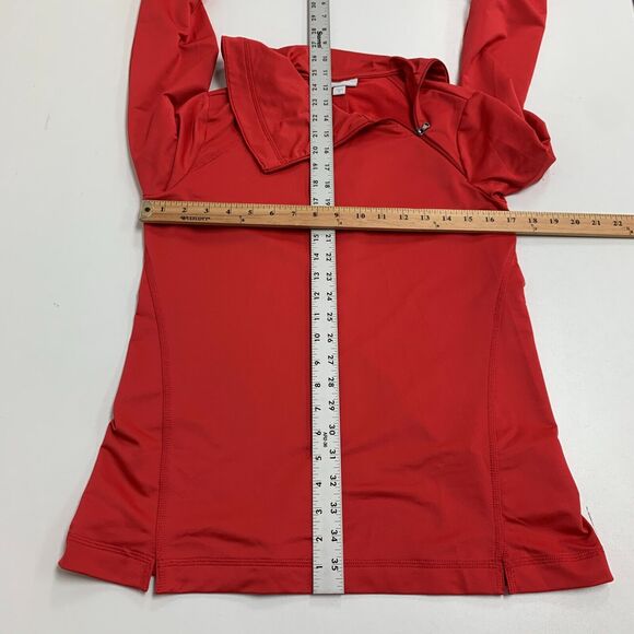 J.Jill Fit Jacket Womens XS Extra Small Shawl Asymmetrical Half Zip Thumbholes - Picture 7 of 13